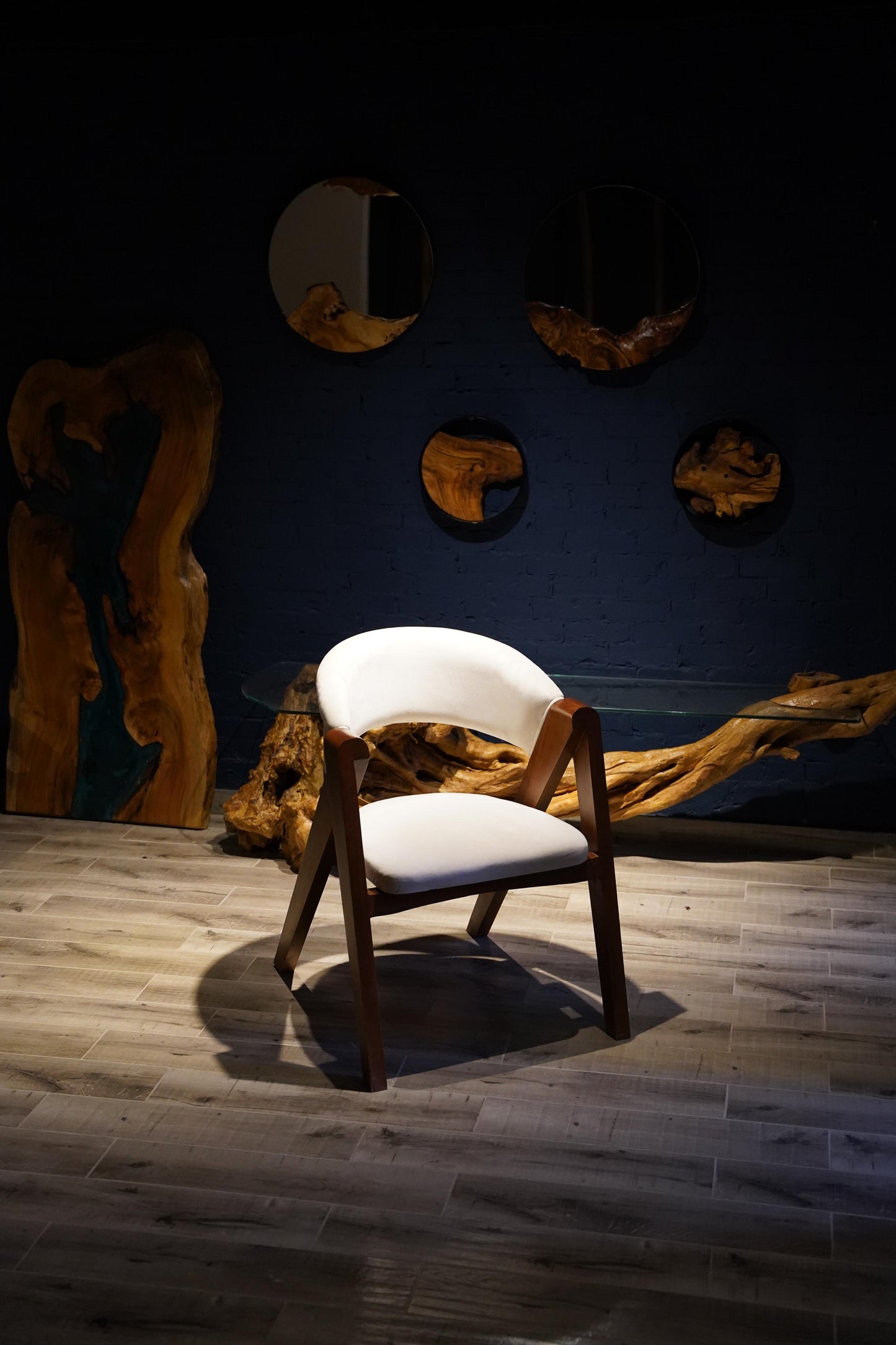 Curved Back Dining Chair